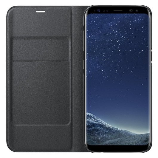 Samsung EF-NG950 Funda Led View Negra para Samsung Galaxy S8