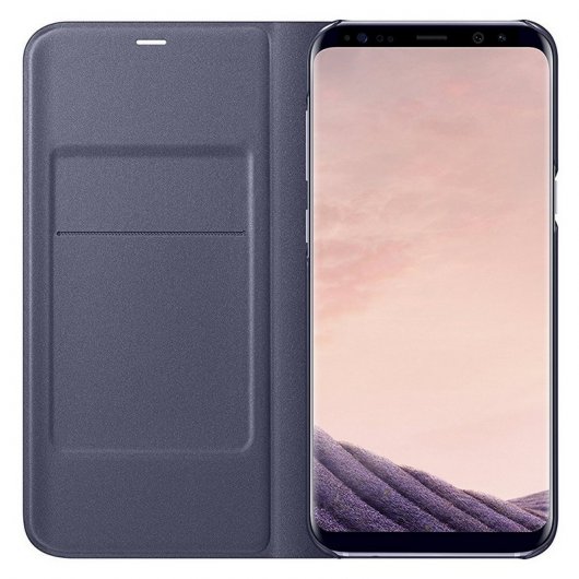 Samsung EF-NG950 Funda Led View Violeta para Samsung Galaxy S8