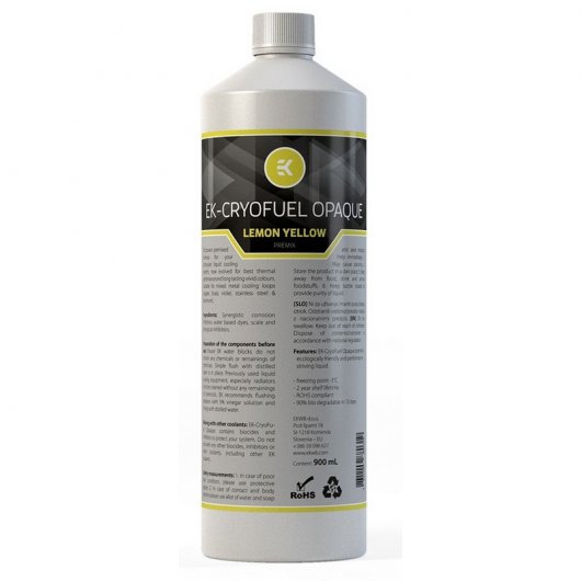 EKWB EK-CryoFuel Refrigerante Liquido Premix Lime Yellow 900ml