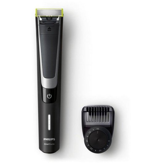 Máquina de Cortar Barba Philips OneBlade Pro QP6510/20 Sem Fios 12 Comprimentos 60min Wet & Dry