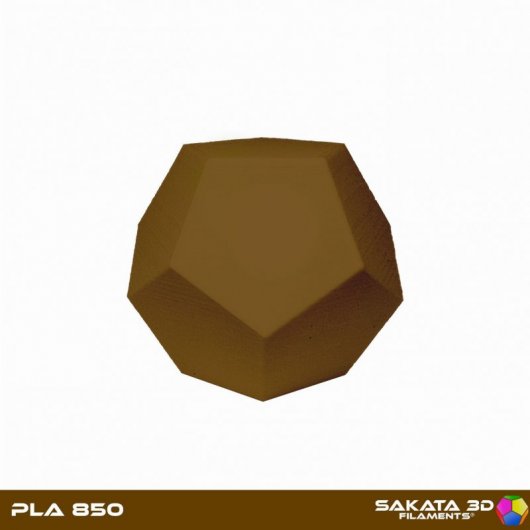 Bobina de filamento PLA 3D850 1.75mm Marrón 1Kg