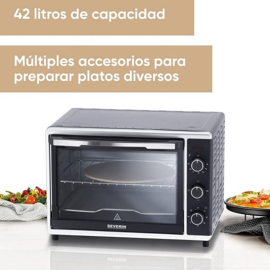 Severin TO 2058 Horno de Sobremesa 42L 1800W Negro