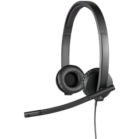 Logitech H570E Auriculares con Micrófono Negros