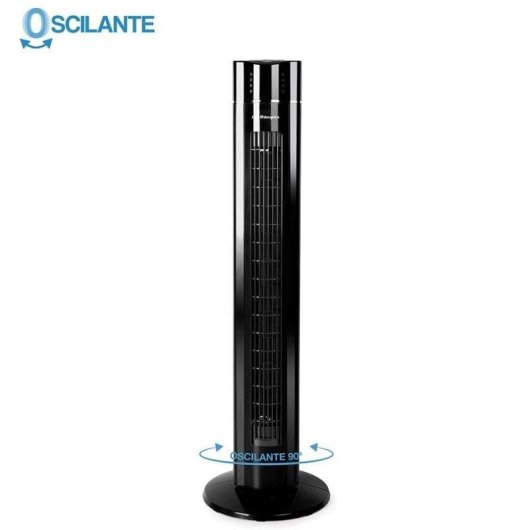 Ventilador de Torre Orbegozo TWM 1009 60W 3 Velocidades Mando a Distancia Ionizador Temporizador Silencioso