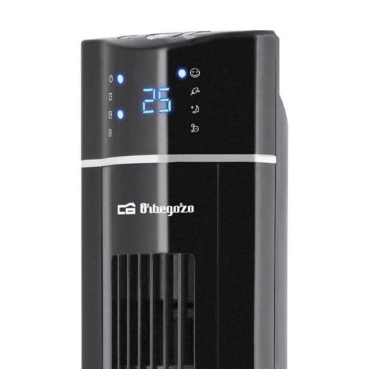 Ventilador de Torre Orbegozo TWM 1009 60W 3 Velocidades Mando a Distancia Ionizador Temporizador Silencioso