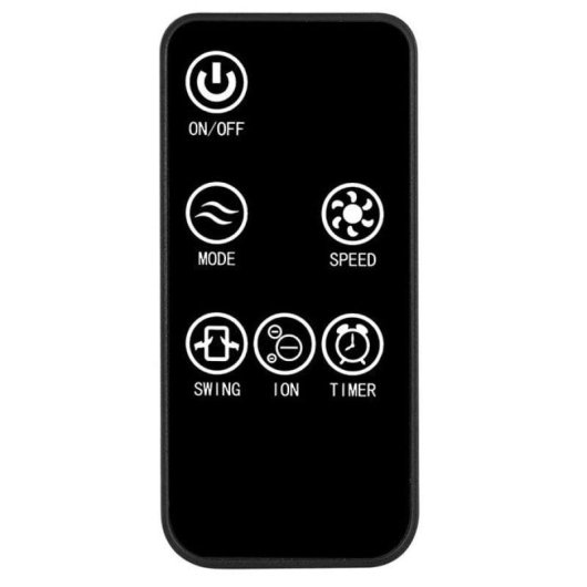 Ventilador de Torre Orbegozo TWM 1009 60W 3 Velocidades Mando a Distancia Ionizador Temporizador Silencioso