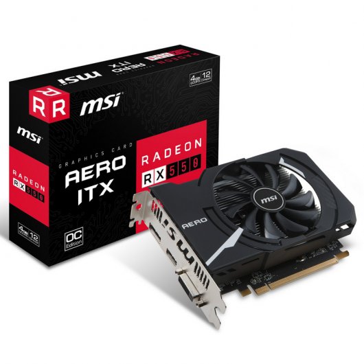 MSI Radeon RX 550 AERO ITX 2G OC 2GB GDDR5