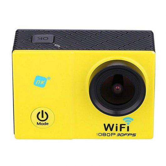NK AC3056-FDA Videocámara Full HD Wifi Amarilla