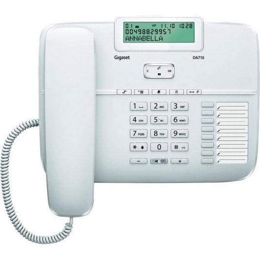 Gigaset DA710 Teléfono Compacto Fijo Blanco