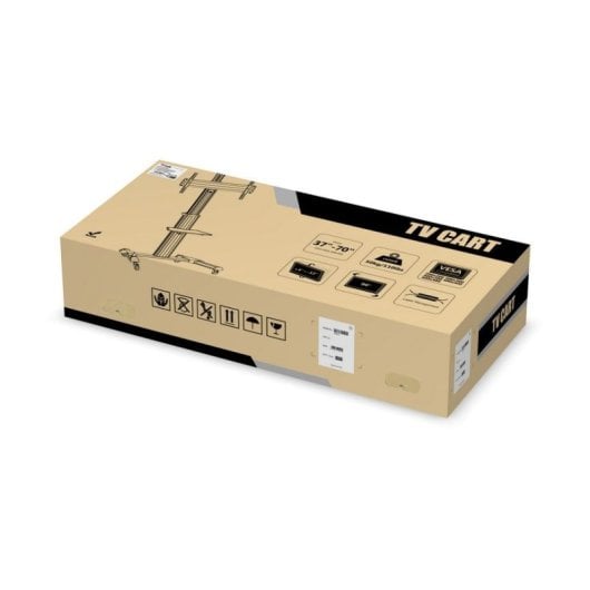 Equip Soporte de Suelo con Ruedas para Pantalla De 37"-70" de Aluminio Vesa 600x400 Max 50Kg