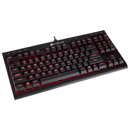 Corsair K63 Teclado Mecánico LED Rojo Cherry MX Red