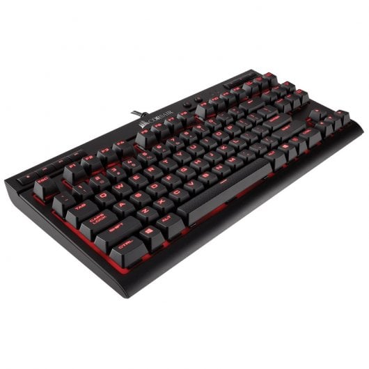 Corsair K63 Teclado Mecánico LED Rojo Cherry MX Red
