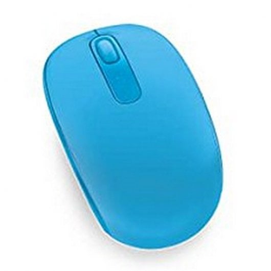 Microsoft Wireless Mobile Mouse 1850 Ratón Inalámbrico 1000DPI Azul Claro