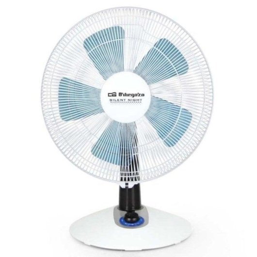 Ventilador de Sobremesa Orbegozo TF 0138 45W 4 Velocidades Oscilante Silencioso