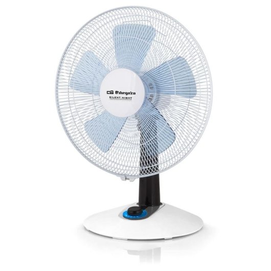 Ventilador de Sobremesa Orbegozo TF 0138 45W 4 Velocidades Oscilante Silencioso