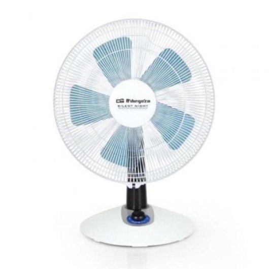 Ventilador de Sobremesa Orbegozo TF 0138 45W 4 Velocidades Oscilante Ultra Silencioso 5 Aspas