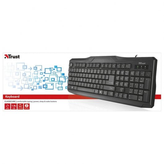 Trust ClassicLine Teclado Negro