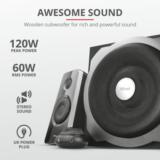 Trust Tytan 2.1 Altavoces 60W