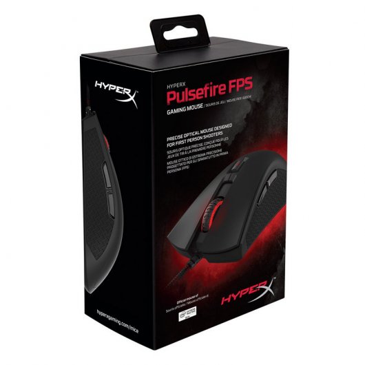HyperX Pulsefire Ratón Gaming RGB 3200DPI Negro