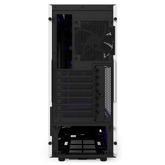 NZXT S340 USB 3.0 Con Ventana Blanca y Morada
