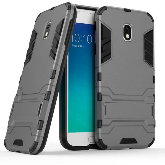 Cool Shield Funda Gris para Samsung Galaxy J7 2017