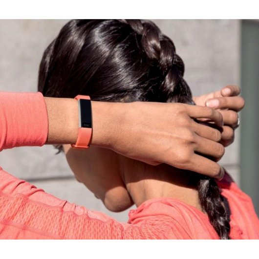 FitBit Alta Hr Pulsera de Actividad Coral Talla L