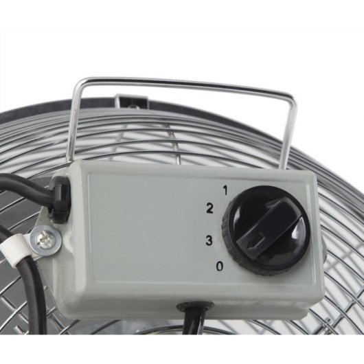 Ventoinha Industrial de Chão Orbegozo PW 1332 45W 30cm 3 Velocidades Proteção Anticapotamento Cabeça Orientável