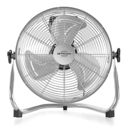 Ventoinha Industrial de Chão Orbegozo PW 1332 45W 30cm 3 Velocidades Proteção Anticapotamento Cabeça Orientável