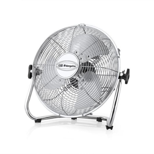 Ventoinha Industrial de Chão Orbegozo PW 1332 45W 30cm 3 Velocidades Proteção Anticapotamento Cabeça Orientável