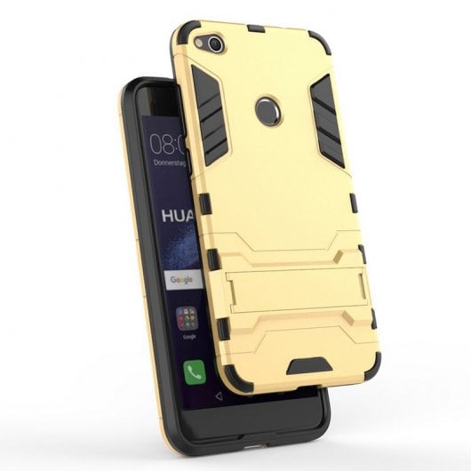 Cool Shield Funda Dorada para Huawei P8 Lite 2017
