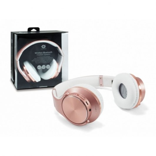 Conceptronic Eligio Auriculares Bluetooth con Función Altavoz Rosa