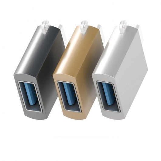 Adattatore Satechi da USB 3.0 Tipo C a USB 3.0 Femmina Grigio