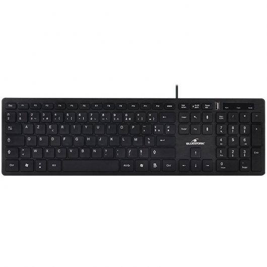 Bluestork Hub Teclado Slim con USB Integrado