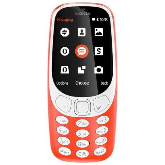 Nokia 3310 Dual Sim Rojo Libre