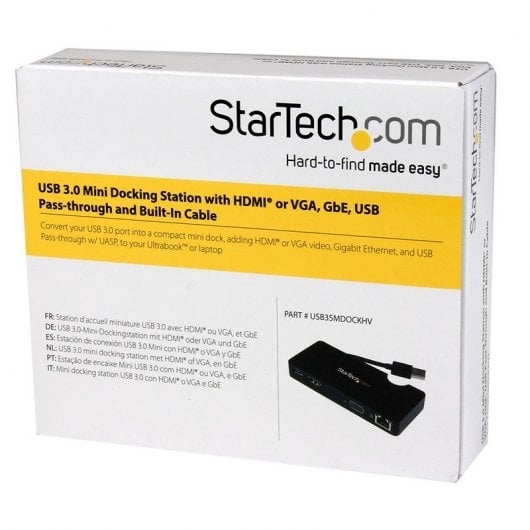 Startech Mini Dockstation USB 3.0 para HDMI/VGA/Ethernet