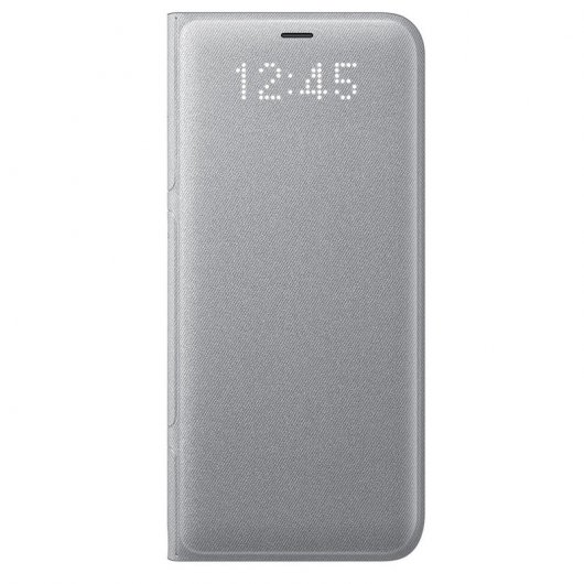 Samsung EF-NG955 Funda Led View Plata para Samsung Galaxy S8 Plus