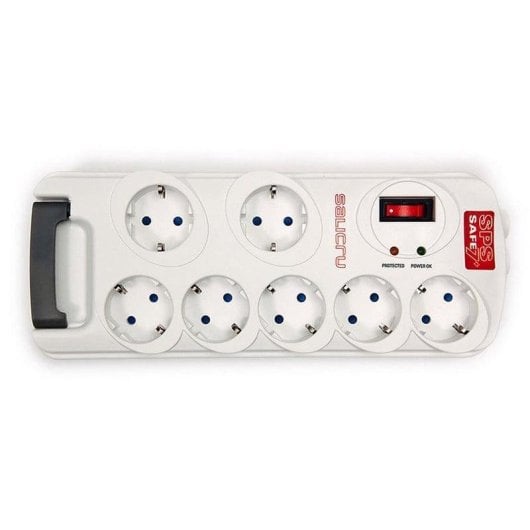 Multiprise Salicru SPS SAFE 7 Prises avec Protection Interrupteur Organisateur