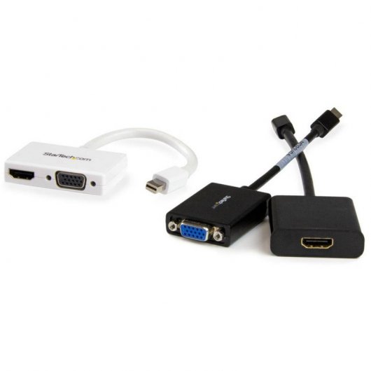 Startech Adaptador Mini DisplayPort a HDMI o VGA Blanco