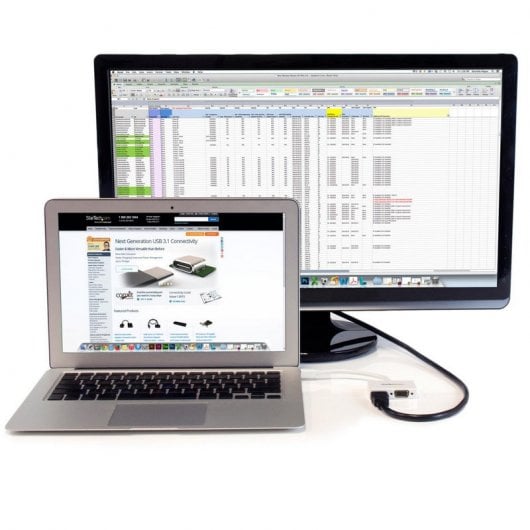 Startech Adaptador Mini DisplayPort a HDMI o VGA Blanco