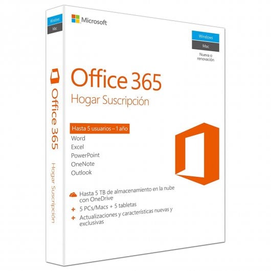 Microsoft Office 365 Hogar 1 Año