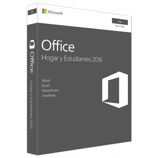 Microsoft Office Hogar y Estudiantes 2016 1 Licencia para Mac