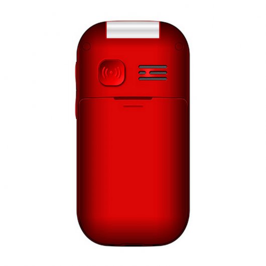 Facitel FS13 Teléfono Libre Rojo para Personas Mayores