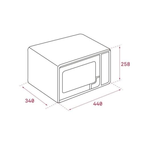 Mikrowelle Teka MWE 225 G 20L 700W mit Grill 1000W Kindersicherung