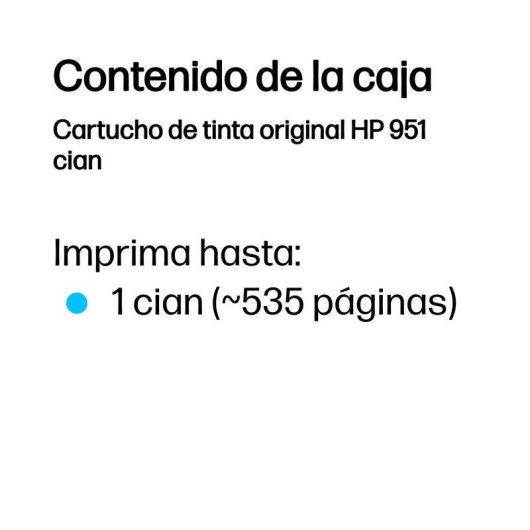 Cartuccia Tinta Originale HP 951 Cyan