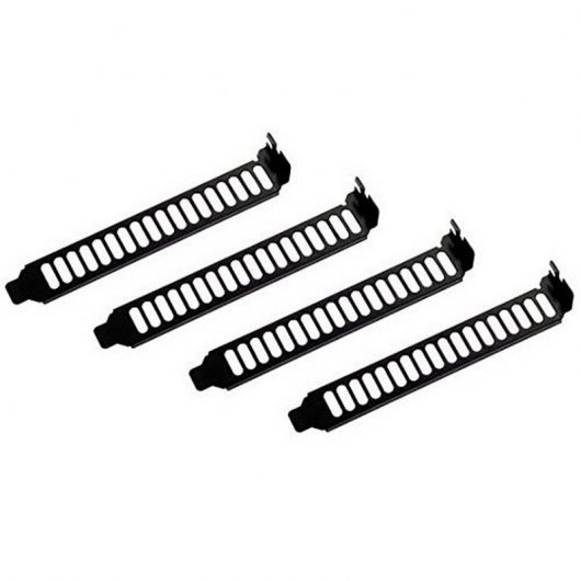 Silverstone Aeroslots Cubierta de la Ranura PCI Negra