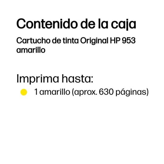 HP 953A Cartucho de Tinta Original Amarillo