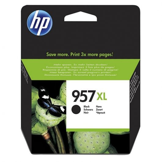 HP 957XL Cartucho Tinta Alta Capacidad Original Negro