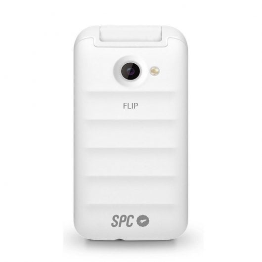 SPC Flip Dual Sim Blanco Teléfono Libre para Personas Mayores