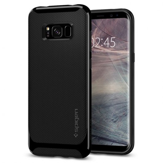 Spigen SGP Funda Neo Hybrid Shiny Negra para Galaxy S8 Plus
