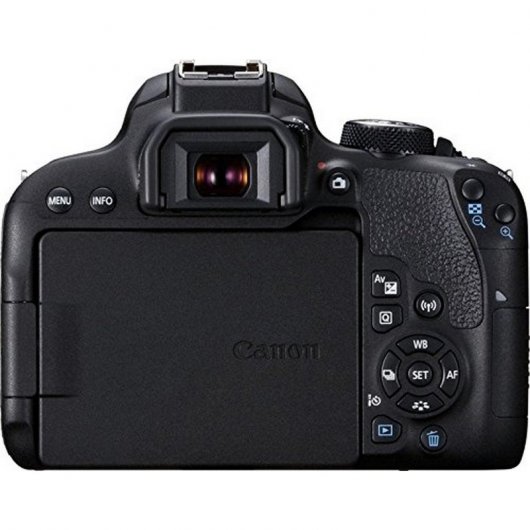 Canon 800D 24MP WiFi/Bluetooth + Objetivo EF-S 18-55mm F4-5,6 IS STM Negra
